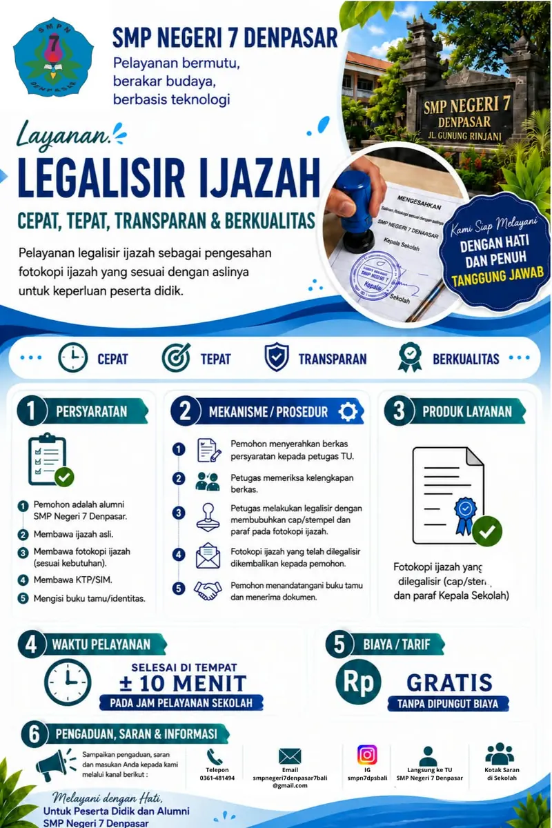 PELAYANAN LEGALISIR IJAZAH